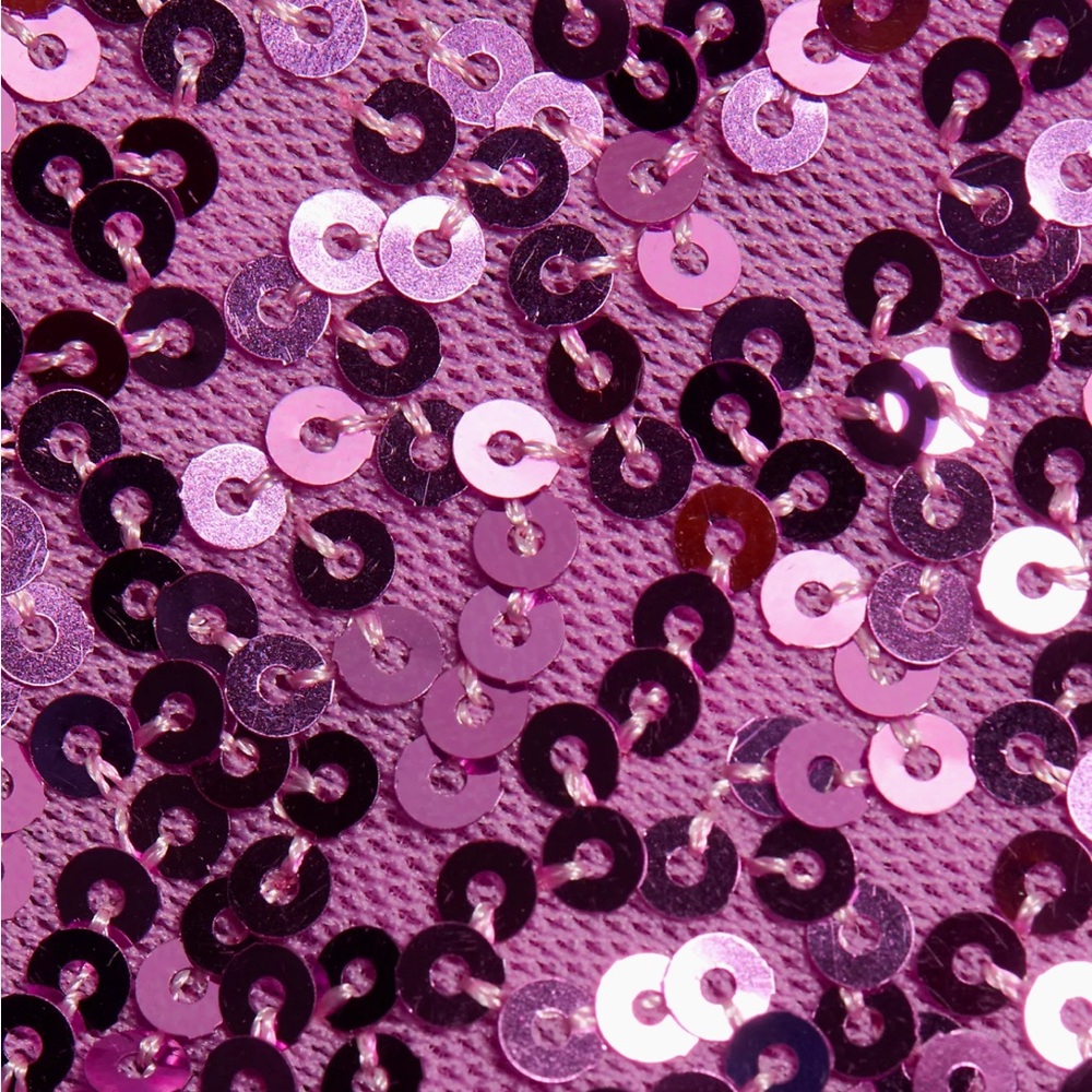 Badgley Mischka pink sequin gown - Picture 3 of 7